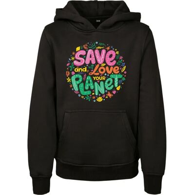 MISTERTEE Kinder Save And Love Hoody - Sweatshirt MISTERTEE Kinder Save And Love Hoody - Sweatshirt