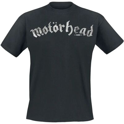 Motörhead Logo T-Shirt - Kurzarm - Herren - Schwarz - Reguläre Passform - Rundhals - M-3XL Motörhead Logo T-Shirt - Kurzarm - Herren - Schwarz - Reguläre Passform - Rundhals - M-3XL