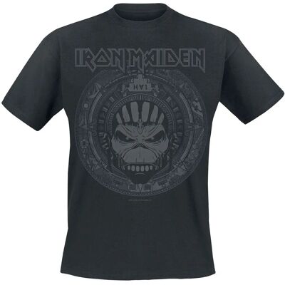 Iron Maiden Book Of Souls Skull T-Shirt - Kurze Ärmel - Schwarz - Herren Iron Maiden Book Of Souls Skull T-Shirt - Kurze Ärmel - Schwarz - Herren