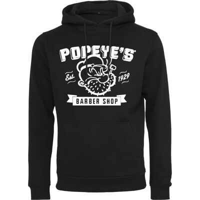 Felpa con cappuccio Merchcode Popeye Barber Shop Nera - Felpa con cappuccio Felpa con cappuccio Merchcode Popeye Barber Shop Nera - Felpa con cappuccio