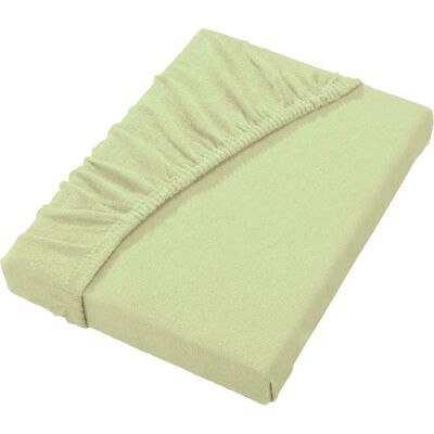 BIBERNA WITT-PBK-Fitted Sheet - Biologische katoen, Groen, 90-100x190-200 cm - Bettlaken BIBERNA WITT-PBK-Fitted Sheet - Biologische katoen, Groen, 90-100x190-200 cm - Bettlaken