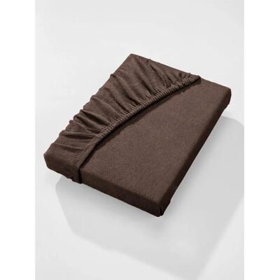 BIBERNA - Betttuch - Chocoladebruin BIBERNA - Betttuch - Chocoladebruin