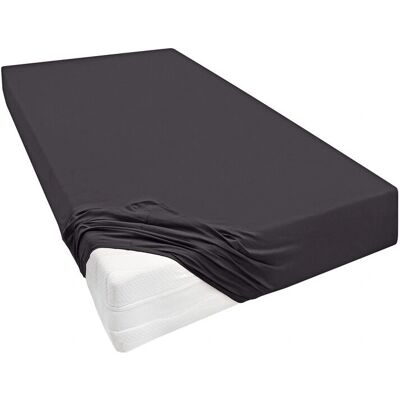 Drap-housse Conny Gris Foncé - Drap de Matelas - Publicité Drap-housse Conny Gris Foncé - Drap de Matelas - Publicité