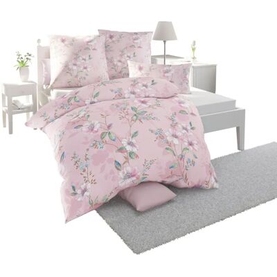 Biberna Bettwäsche rosa Seersucker 2-teilig Biberna Bettwäsche rosa Seersucker 2-teilig