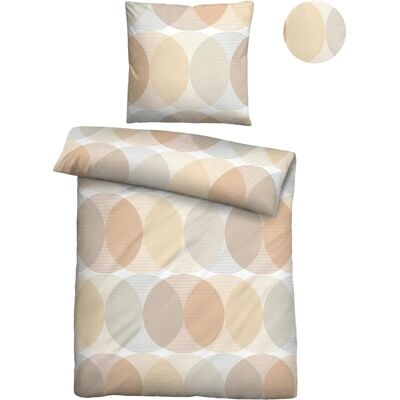 biberna - 0474493 - gold - Kreise - Bettwäsche-Set biberna - 0474493 - gold - Kreise - Bettwäsche-Set