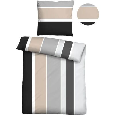 Castell - 0040562 - basalt - Renforcé - Bettwäsche-Set Castell - 0040562 - basalt - Renforcé - Bettwäsche-Set