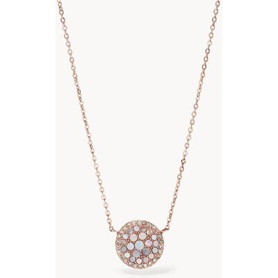 Fossil JF01740791 Rose Gold Stainless Steel Necklace - Necklace Fossil JF01740791 Rose Gold Stainless Steel Necklace - Necklace