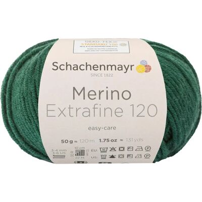 Schachenmayr Merino Extrafine 120 - Grünes Garn - Strickware Schachenmayr Merino Extrafine 120 - Grünes Garn - Strickware