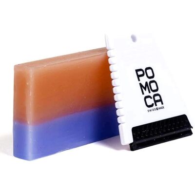 Cire à ski Pomoca Bicolor - Polyvalente pour neige - 30g - Publicité Cire à ski Pomoca Bicolor - Polyvalente pour neige - 30g - Publicité