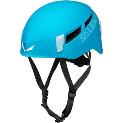 Capacete Pura da Salewa - Azul - Capacete de escalada resistente Capacete Pura da Salewa - Azul - Capacete de escalada resistente