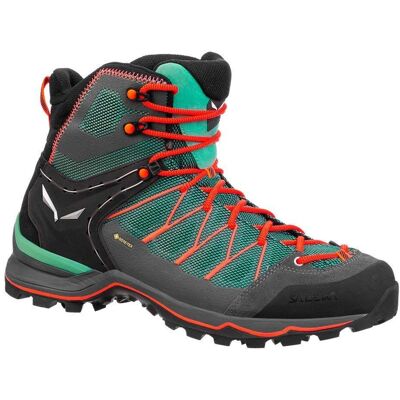 Salewa Mountain Trainer Lite Mid GTX - Verde/Rosa - Scarpe da trekking Salewa Mountain Trainer Lite Mid GTX - Verde/Rosa - Scarpe da trekking