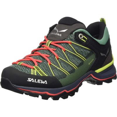 Salewa Damen Mountain Trainer Lite GTX Grün/Pink - Wanderschuhe Salewa Damen Mountain Trainer Lite GTX Grün/Pink - Wanderschuhe