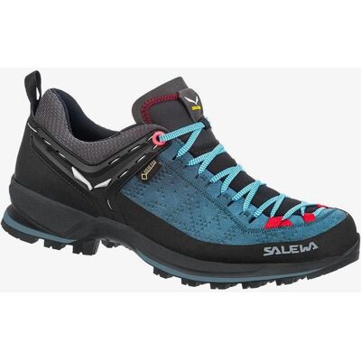 Salewa Damen Mountain Trainer 2 GTX - Dunkel Denim, Fluo Koralle - Wanderschuhe Salewa Damen Mountain Trainer 2 GTX - Dunkel Denim, Fluo Koralle - Wanderschuhe