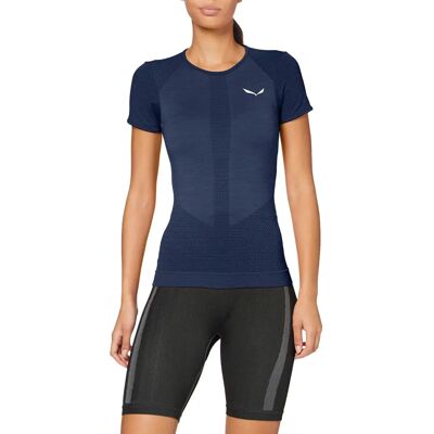 SALEWA Zebru Responsive Azul - Camiseta de Escalada - Mujer SALEWA Zebru Responsive Azul - Camiseta de Escalada - Mujer