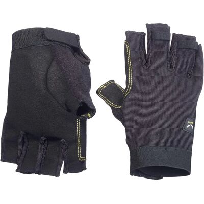 Salewa Black VIA FERRATA DST Gloves - Protecting and Durable Salewa Black VIA FERRATA DST Gloves - Protecting and Durable