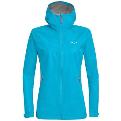 Salewa Azul Maui Puez Aqua 3 Powertex Chaqueta - Mujer Salewa Azul Maui Puez Aqua 3 Powertex Chaqueta - Mujer