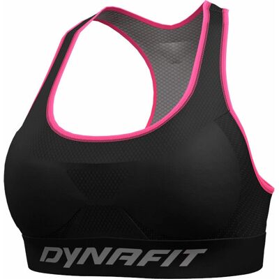 Reggiseno sportivo Dynafit Speed senza cuciture - Donna - Nero/Rosa/Grigio - XS/S Reggiseno sportivo Dynafit Speed senza cuciture - Donna - Nero/Rosa/Grigio - XS/S