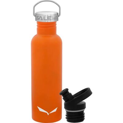 Bottiglia in Acciaio Inossidabile Salewa Aurino - 750ml, Doppio Coperchio, Arancione Bottiglia in Acciaio Inossidabile Salewa Aurino - 750ml, Doppio Coperchio, Arancione