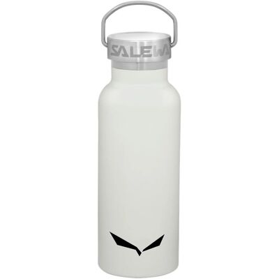Salewa Valsura Insulated Stainless Steel Bottle - 450ml - White - Hiking & Travel Salewa Valsura Insulated Stainless Steel Bottle - 450ml - White - Hiking & Travel