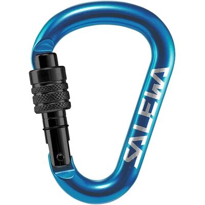 Salewa HMS Screw G2 - Kletterkarabiner Blau - Kletterausrüstung Salewa HMS Screw G2 - Kletterkarabiner Blau - Kletterausrüstung