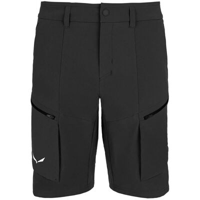 Salewa Puez Durastretch Shorts Cargo - Nero - Trekking Salewa Puez Durastretch Shorts Cargo - Nero - Trekking