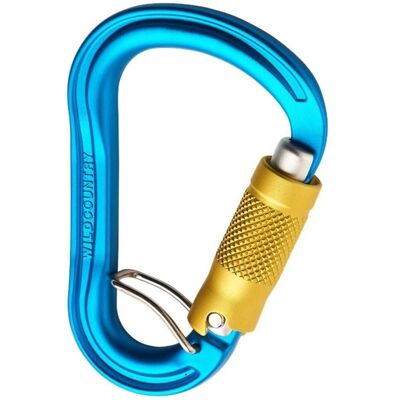 Wild Country Xenon HMS Trilock Belay - Mousqueton - Bleu/Jaune - Publicité Wild Country Xenon HMS Trilock Belay - Mousqueton - Bleu/Jaune - Publicité