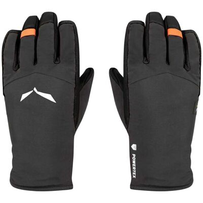 Salewa Ortles Powertex TirolWool Responsive Winterhandschuhe - Schwarz Salewa Ortles Powertex TirolWool Responsive Winterhandschuhe - Schwarz