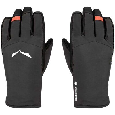 Salewa Ortles Powertex TirolWool Responsive Handschuhe - Damen - Schwarz Salewa Ortles Powertex TirolWool Responsive Handschuhe - Damen - Schwarz
