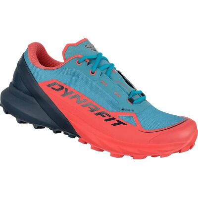 Dynafit Ultra 50 GTX - Trail Running Shoes - Brittany Blue / Hot Coral - Female Dynafit Ultra 50 GTX - Trail Running Shoes - Brittany Blue / Hot Coral - Female