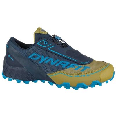 Dynafit Feline Sl GTX - Trail Running Shoes - Green/Dark Blue/Light Blue Dynafit Feline Sl GTX - Trail Running Shoes - Green/Dark Blue/Light Blue