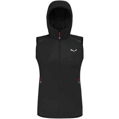 Salewa Schwarz Modell 36 Winddichte Softshell-Weste Salewa Schwarz Modell 36 Winddichte Softshell-Weste