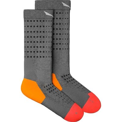 Salewa Pedroc Merino Crew Sock - Hellgrau Mélange - Socken Salewa Pedroc Merino Crew Sock - Hellgrau Mélange - Socken