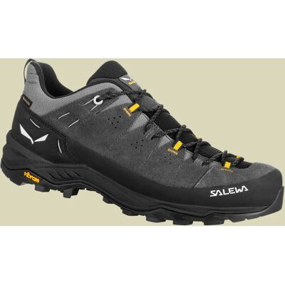 Salewa Herren Alp Trainer 2 GTX M - Wanderschuhe - Dunkelgrau/Schwarz/Gelb Salewa Herren Alp Trainer 2 GTX M - Wanderschuhe - Dunkelgrau/Schwarz/Gelb