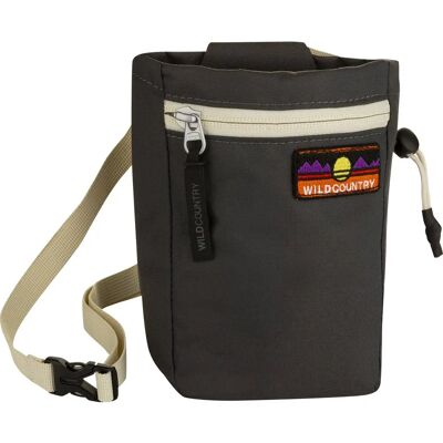 Wild Country Flow Kreidebeutel - Onyx, Mittel, Klassisch Wild Country Flow Kreidebeutel - Onyx, Mittel, Klassisch