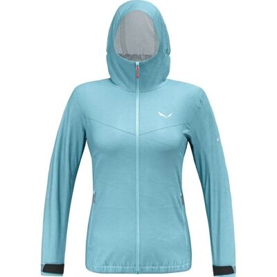 Chaqueta Salewa Puez Aqua 4 Powertex 2.5L - Mujer - Azul Turquesa Chaqueta Salewa Puez Aqua 4 Powertex 2.5L - Mujer - Azul Turquesa