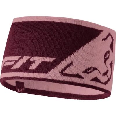 DYNAFIT Leopard Logo Stirnband - Lila / Rose - Unisex - Stirnband DYNAFIT Leopard Logo Stirnband - Lila / Rose - Unisex - Stirnband
