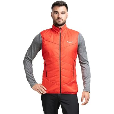 SALEWA - Ortles Hybrid TirolWool Responsive Kamizelka - Czerwona - M SALEWA - Ortles Hybrid TirolWool Responsive Kamizelka - Czerwona - M