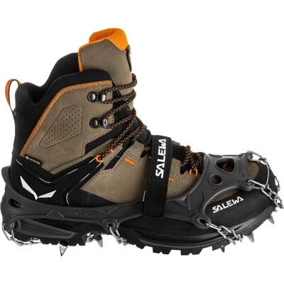 Salewa Mens Puez Mtn Spike Crampons Grey Onyx XL - Crampons Salewa Mens Puez Mtn Spike Crampons Grey Onyx XL - Crampons