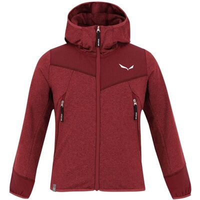 Salewa Agner Melange Polarlite Vollreißverschluss Kinder Kapuzenjacke Salewa Agner Melange Polarlite Vollreißverschluss Kinder Kapuzenjacke