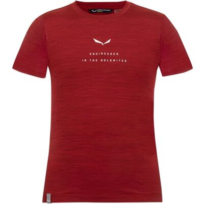T-shirt a manica corta SALEWA Eagle Dry - Bambini - Rosso T-shirt a manica corta SALEWA Eagle Dry - Bambini - Rosso