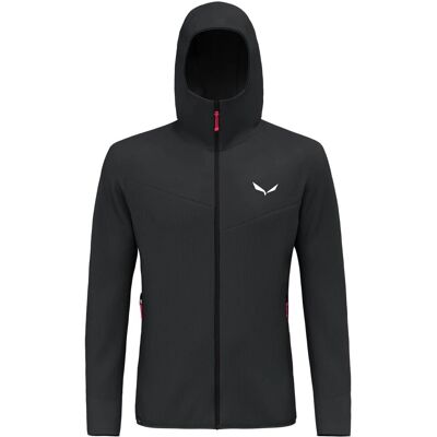 SALEWA Schwarze Out Hybrid Jacke - Midlayer, Atmungsaktiv, Recycelt Polyester SALEWA Schwarze Out Hybrid Jacke - Midlayer, Atmungsaktiv, Recycelt Polyester