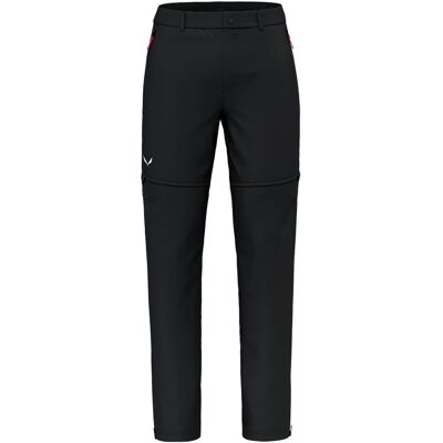 Salewa Schwarze Puez Talveno Trekkinghose - Softshell Winddicht Salewa Schwarze Puez Talveno Trekkinghose - Softshell Winddicht