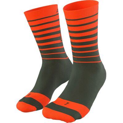 Dynafit Live To Ride Socken - MTB Performance Socken - Orange/Grün Dynafit Live To Ride Socken - MTB Performance Socken - Orange/Grün