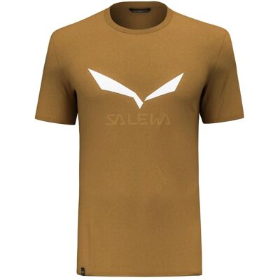 Salewa Solidlogo Dri-Release T-shirt - gyllene brun Salewa Solidlogo Dri-Release T-shirt - gyllene brun