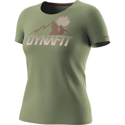 Dynafit Oliv Transalper Graphic Shirt - Bergsteigen Style Dynafit Oliv Transalper Graphic Shirt - Bergsteigen Style