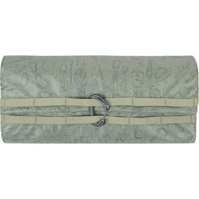 Telo porta corda Wild Country - 134x132 cm, Verde/Grigio - Accessorio da arrampicata Telo porta corda Wild Country - 134x132 cm, Verde/Grigio - Accessorio da arrampicata