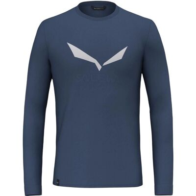Chemise fonctionnelle homme Salewa bleu foncé - Absorbeur d'humidité, respirante, antibactérienne Chemise fonctionnelle homme Salewa bleu foncé - Absorbeur d'humidité, respirante, antibactérienne