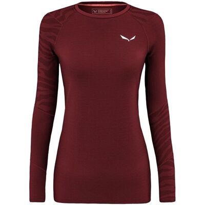 Salewa Cristallo Warm AMR - Camiseta técnica de lana merino - Aventura en altura Salewa Cristallo Warm AMR - Camiseta técnica de lana merino - Aventura en altura