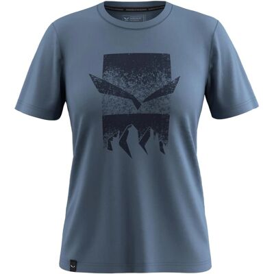 T-Shirt SALEWA Eagle 3 Cime - Blu - Maglietta T-Shirt SALEWA Eagle 3 Cime - Blu - Maglietta