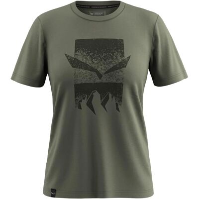 SALEWA - T-shirt Eagle 3 Cime pour femme - Vert - T-shirt SALEWA - T-shirt Eagle 3 Cime pour femme - Vert - T-shirt